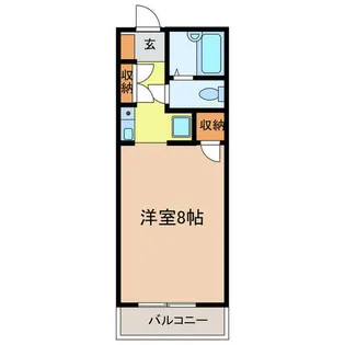 エクセル北浦【102号室】の間取り