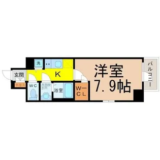 エスリード名城公園プライム【2階】の間取り
