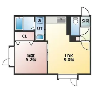 メイプルハイツII【2階】の間取り