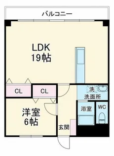 コーポ津雲台【3階】の間取り