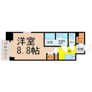アデグランツ上前津【6階】の間取り