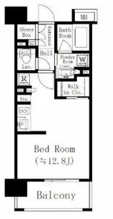 パークアクシス梅田【5階】の間取り