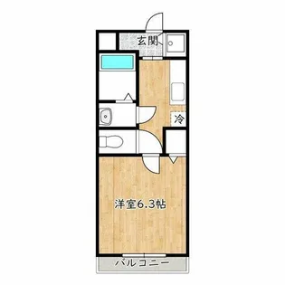 大阪府泉大津市昭和町【アパート】の間取り