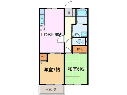 LEAVAS【2階】の間取り