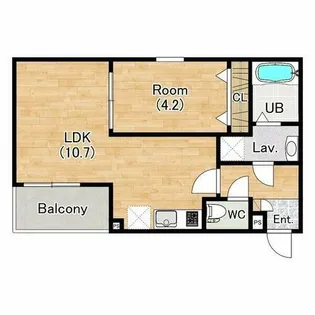 (仮称)ジーメゾン名古屋星崎エデン【1階】の間取り