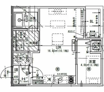 Jack korakuⅠ【1階】の間取り