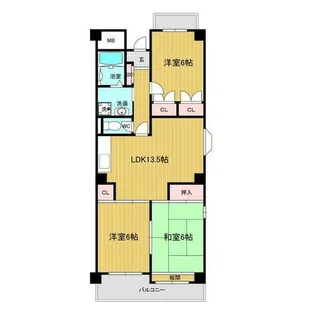 リアライズ苦楽園【1階】の間取り