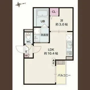 Jack korakuⅠ【3階】の間取り