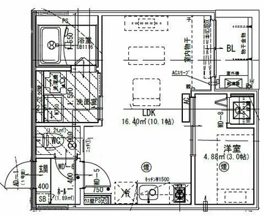 Jack korakuⅠ【3階】の間取り