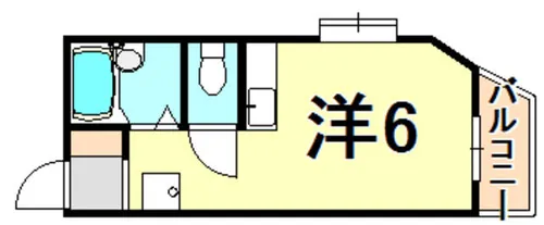 ボヌール里中【2階】の間取り