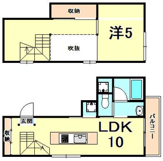キャトルセゾン【3階】の間取り