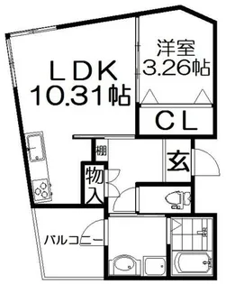 ルミエール星田2番館【5階】の間取り