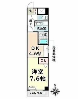 愛知県名古屋市瑞穂区豊岡通2丁目【マンション】の間取り