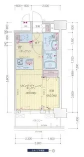 プレサンス太閤通ファシール【10階】の間取り