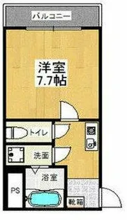 ラシーヌ山坂【205号室】の間取り