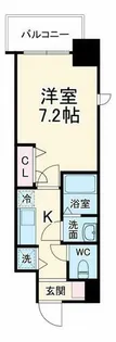 プランドール北浜【6階】の間取り