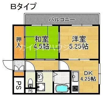 ロイヤルコート清水丘【2階】の間取り