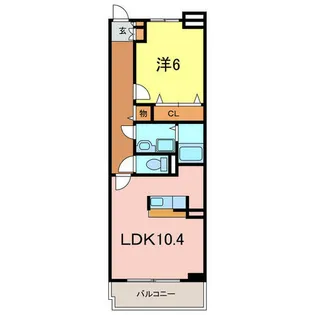 アルカンシェル森東【3階】の間取り