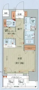 ライジングコート名古屋駅南【8階】の間取り
