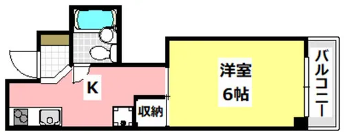 メゾン・ド・バランシヤⅡ【306号室】の間取り