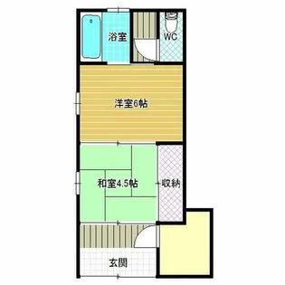 松原文化【2階】の間取り