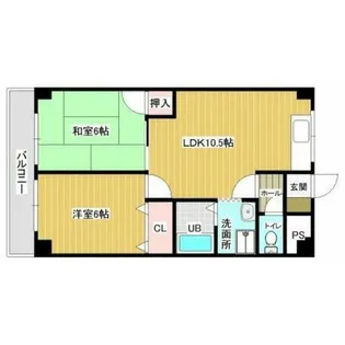 イスタナ【3階】の間取り