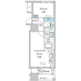 デュオフラッツ今池フレナ【4階】の間取り