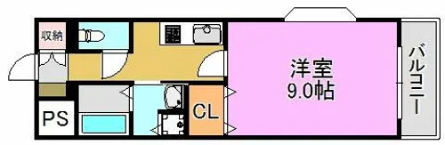 コンフォートエヌズ【6階】の間取り