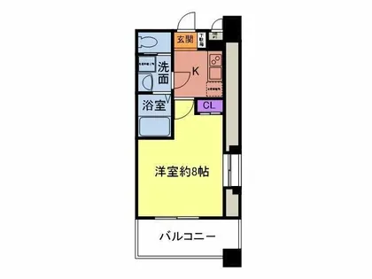 サヴォイテンジンクォーター【14階】の間取り