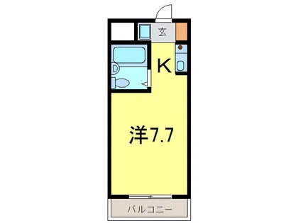 アオヤマハウス【1階】の間取り
