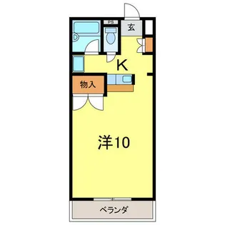 ソフィアライト【4-B号室】の間取り