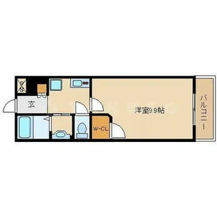 グレイスパルコート【4階】の間取り