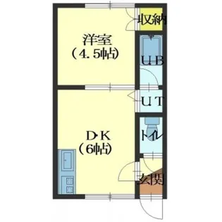 コミュニティ大縄【202号室】の間取り