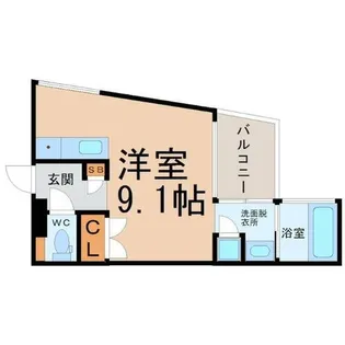 Tステージ新栄【4階】の間取り