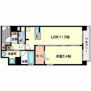 アグレアーブル【6階】の間取り