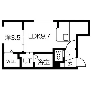 casaAT南郷【3階】の間取り