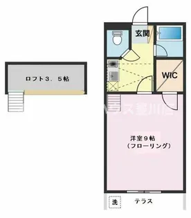 セザンヌ瓜郷【201号室】の間取り