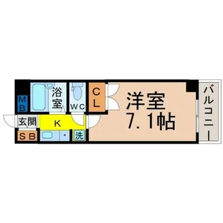 Kコート観月【5階】の間取り