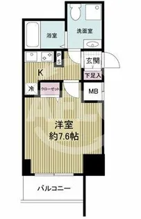 ドゥーエ玉造【4階】の間取り