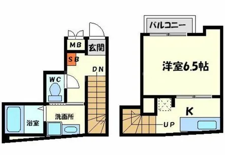 メゾンバニNO3【1階】の間取り