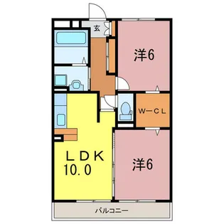 ラピュタ【1階】の間取り