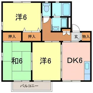 ファミール静Ⅱ【2階】の間取り