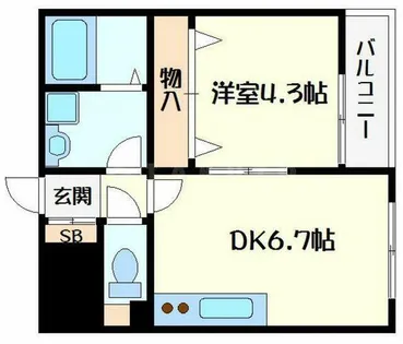 アーリーズ大宮通【4階】の間取り