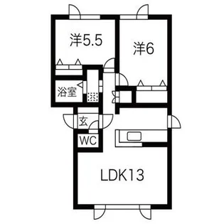 セレス314【205号室】の間取り
