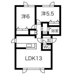 セレス314【1階】の間取り