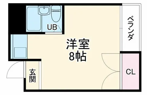 岡本ビル【4階】の間取り