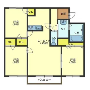 ミキパレス【303号室】の間取り