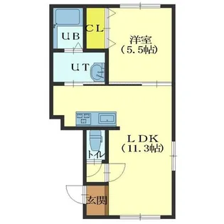 リーフ・ワン【3階】の間取り