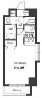 willDo松屋町【6階】の間取り