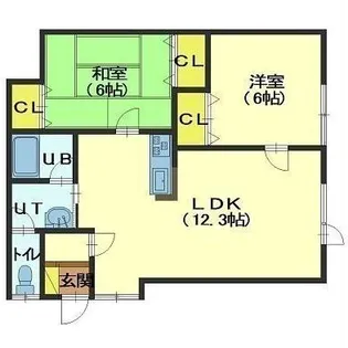 スイートパレス【101号室】の間取り